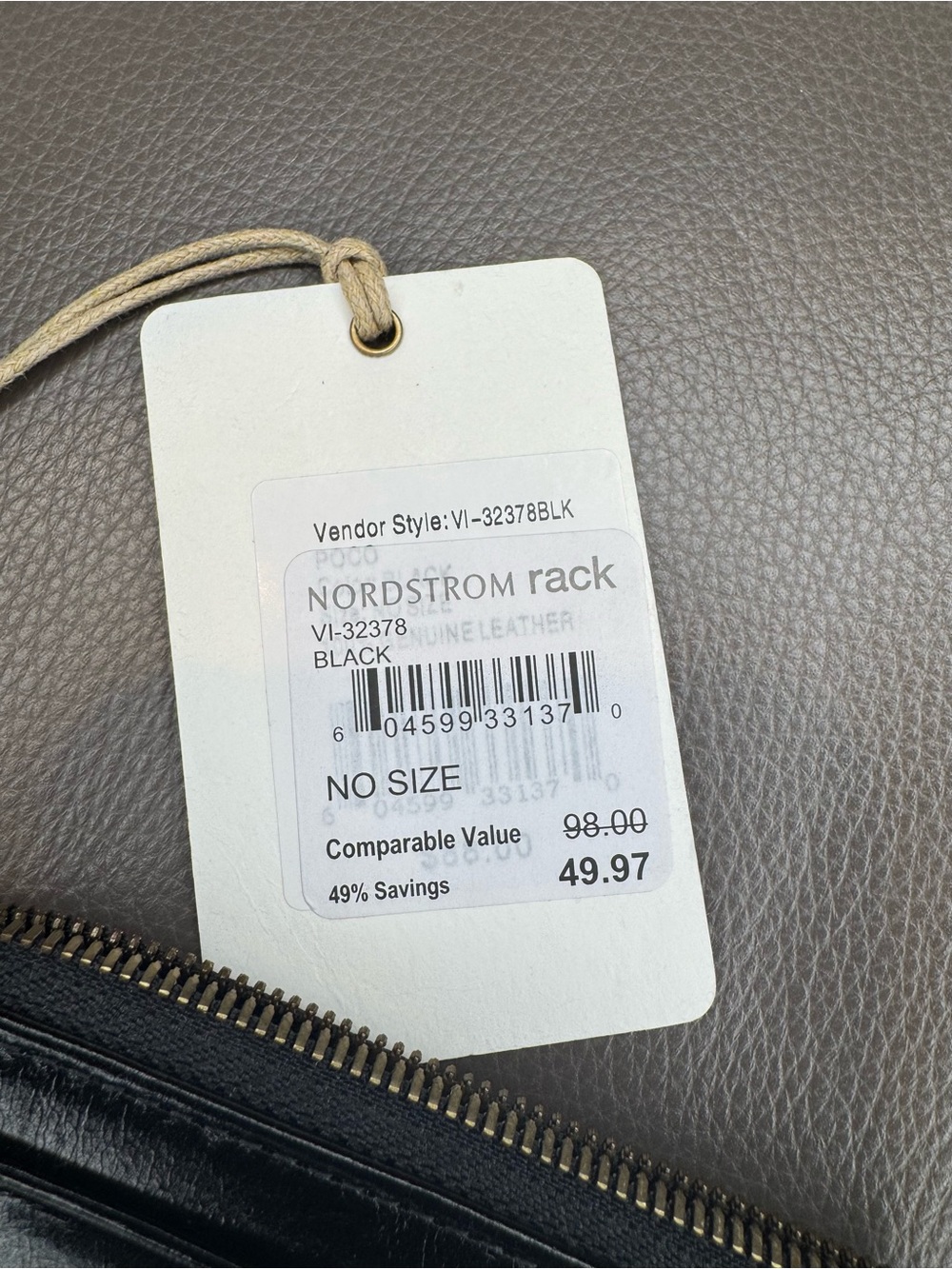 NWT HOBO Black Leather Wallet Cardholder - Picture 5 of 8